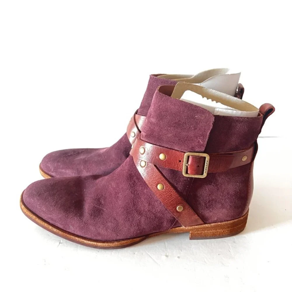Kork-Ease® Kenai  Burgundy Leather Bootie